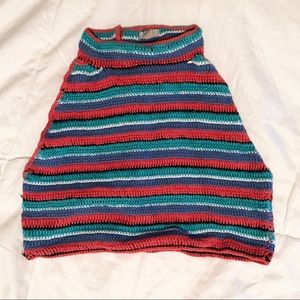 Ecoté Striped Knit Crop Top
